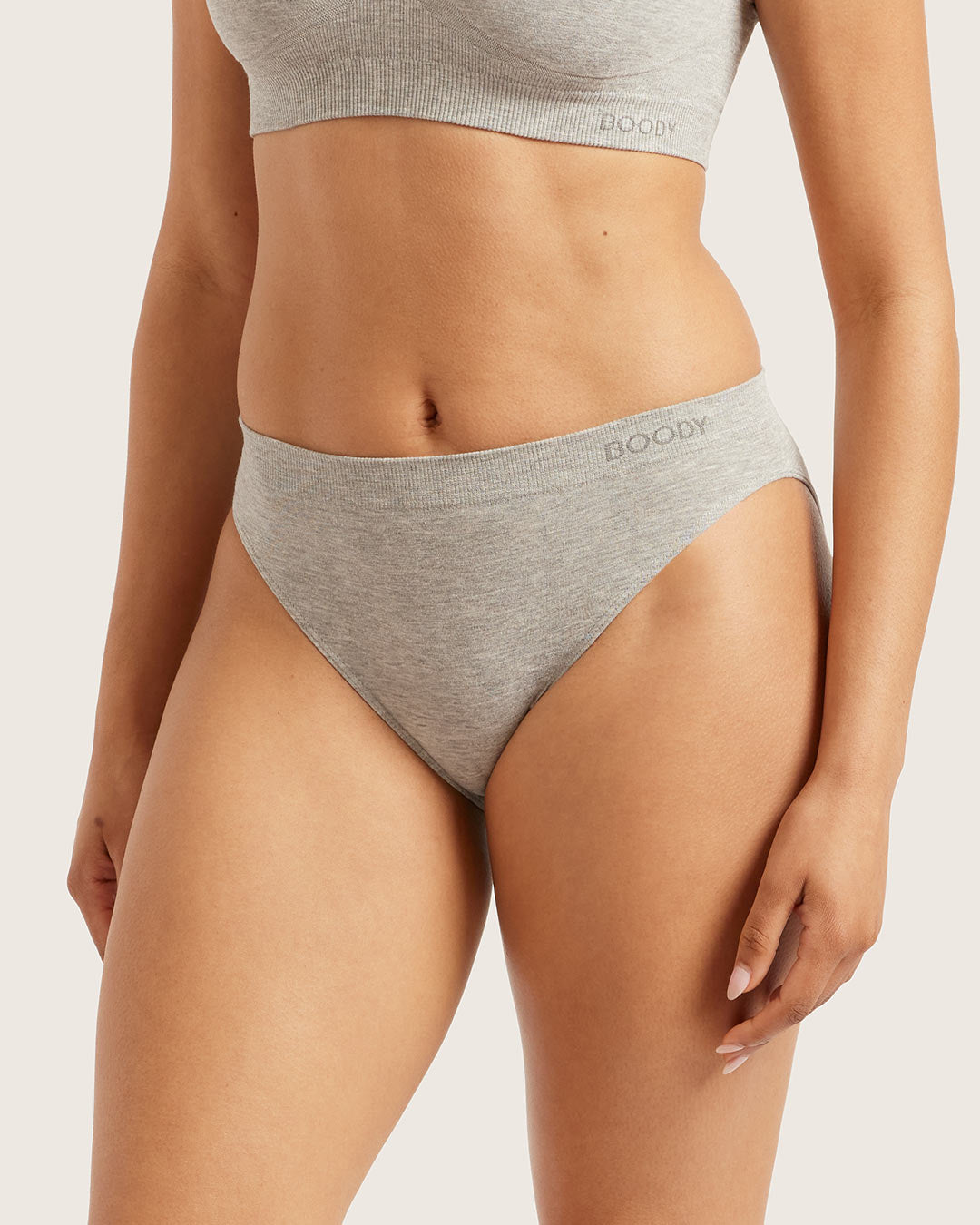 Classic Bikini - Light Grey Marl