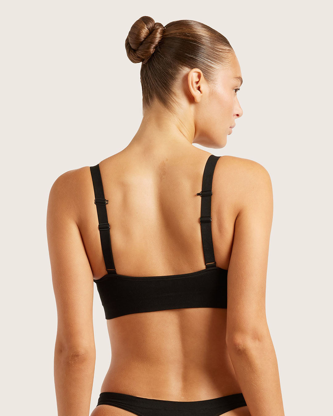 Wireless Full Bust T-Shirt Bra - Black