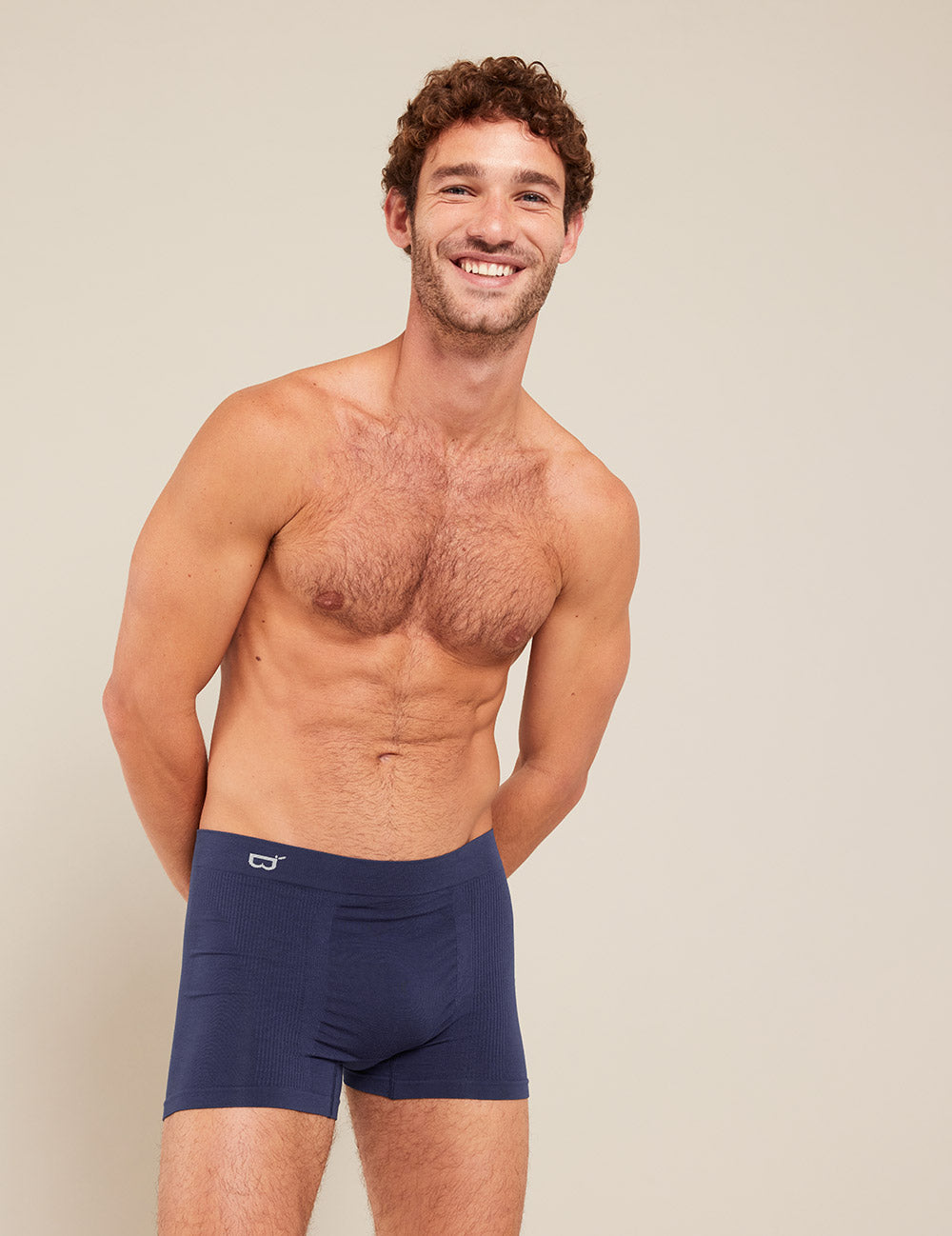 Men's Seamfree Boxer Briefs - Navy