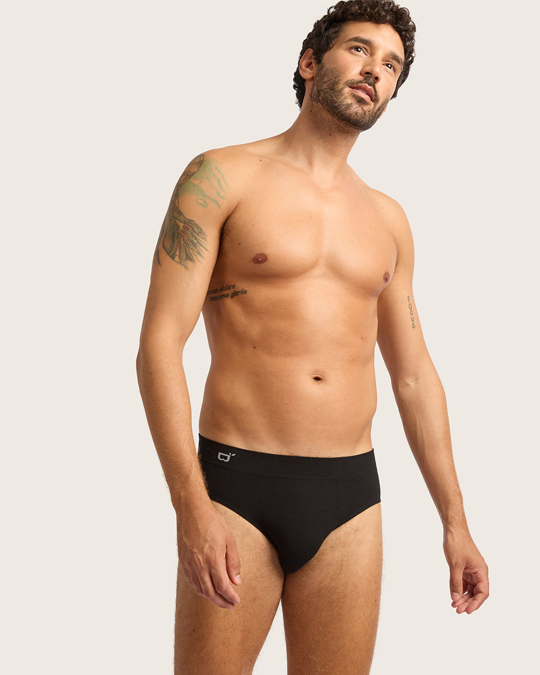 Men's Seamfree Briefs - Black