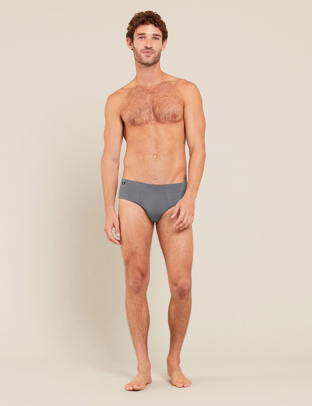 Men's Seamfree Briefs - Charcoal