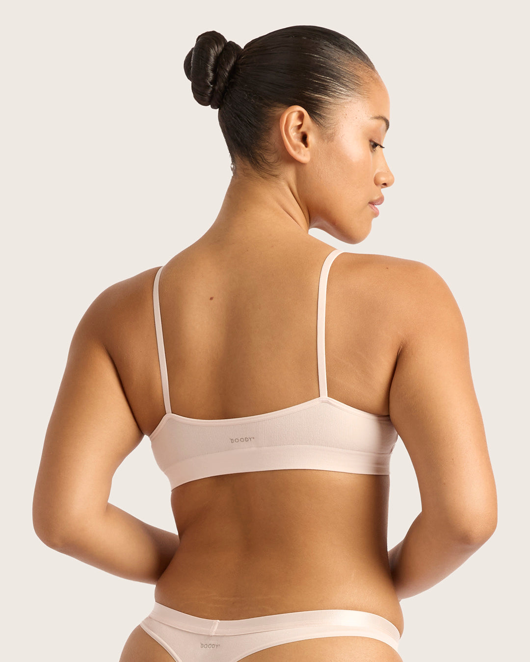 LYOLYTE Triangle Bralette - Powder Pink