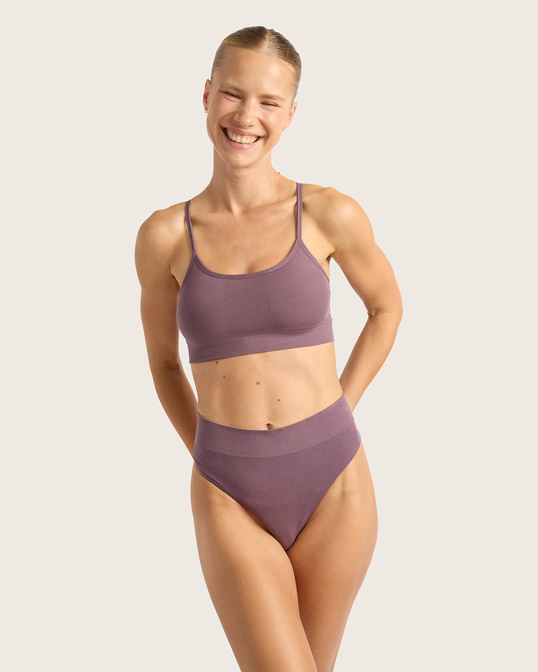 LYOLYTE Racerback Bralette - Wisteria