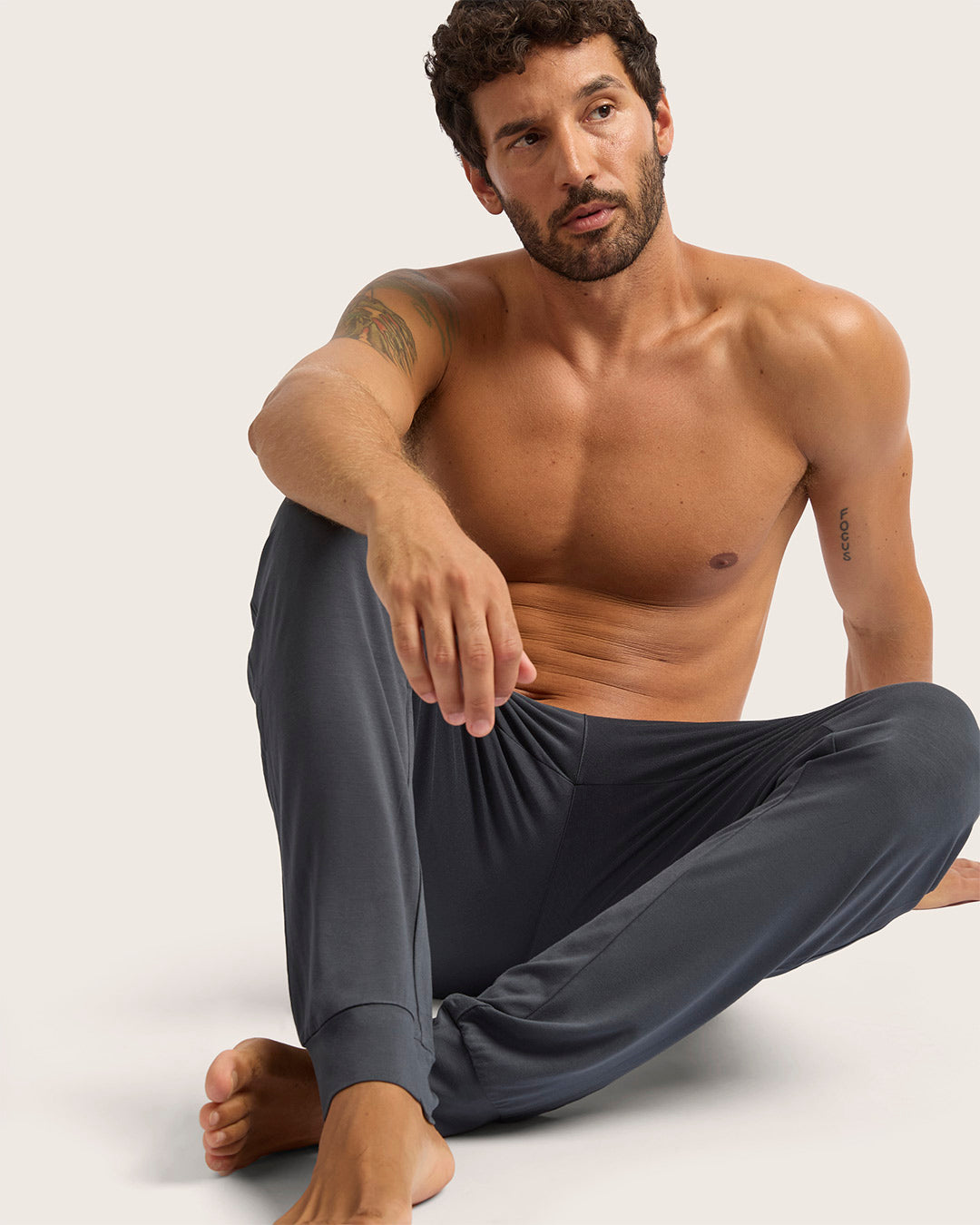 Men's Cuffed Sleep Pants - Storm