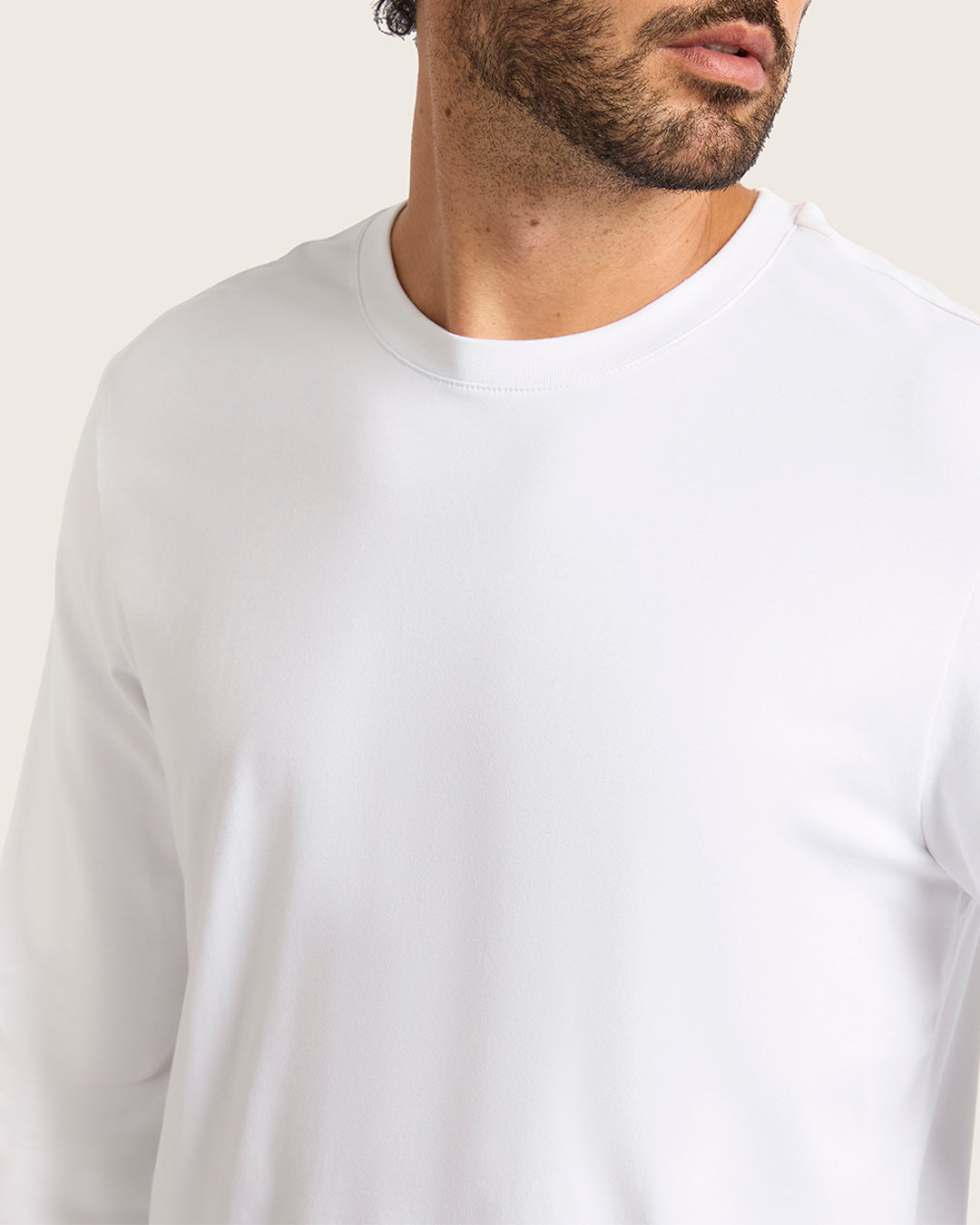 Men's Classic Long Sleeve T-Shirt - White