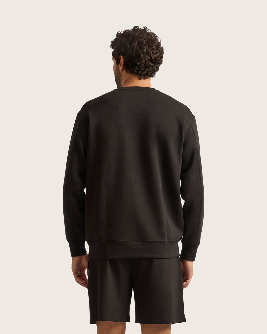Men's Crew Neck Sweater - Black