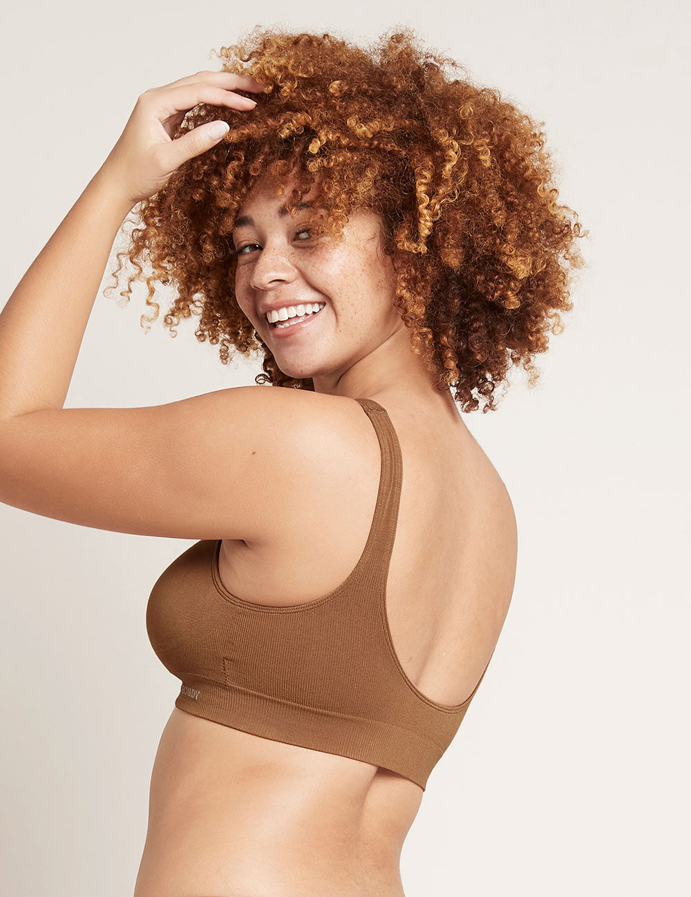 Seamfree Padded Crop Bra - Maple