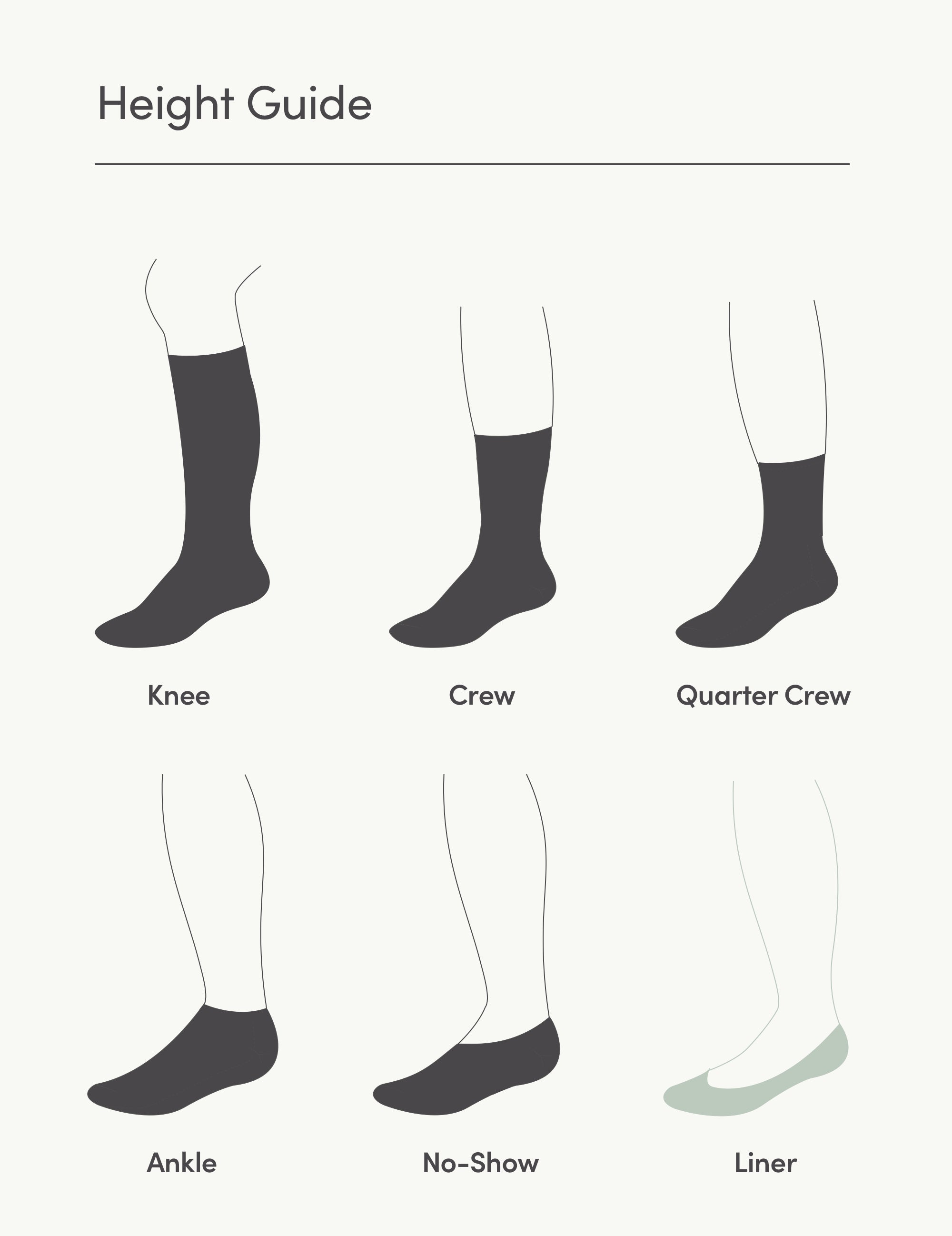 Everyday Liner Socks - Shell