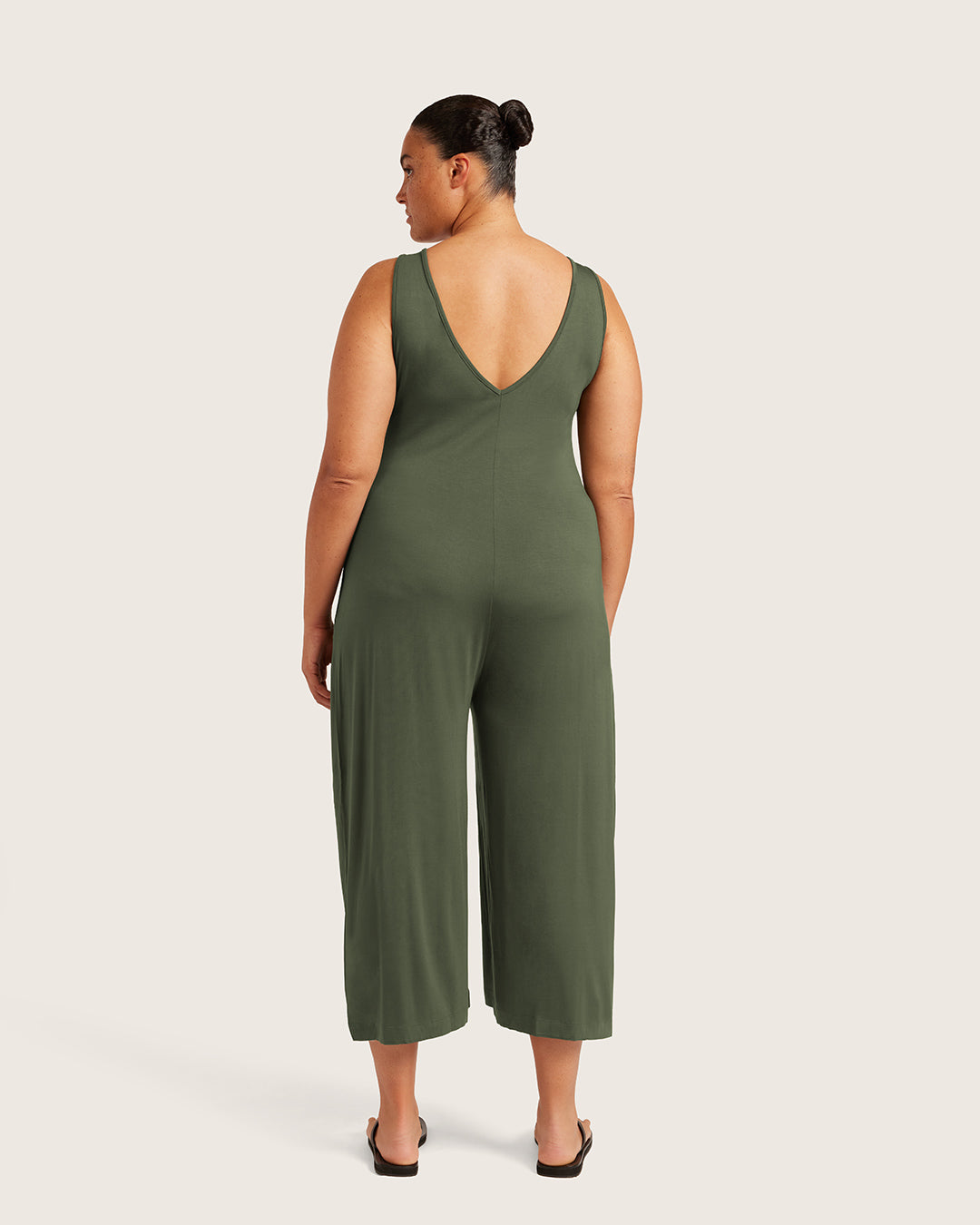 Long Jumpsuit - Moss