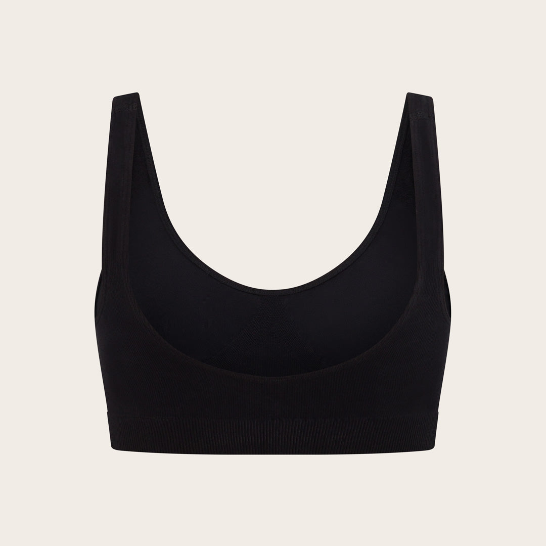 Seamfree Crop Bra - Black