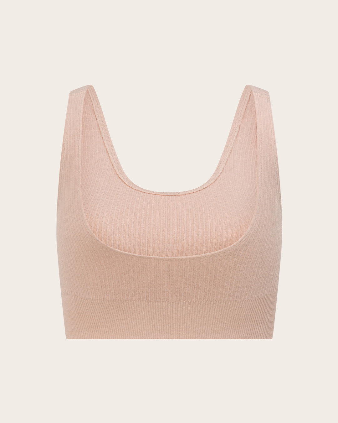 Ribbed Seamfree Crop - Shell