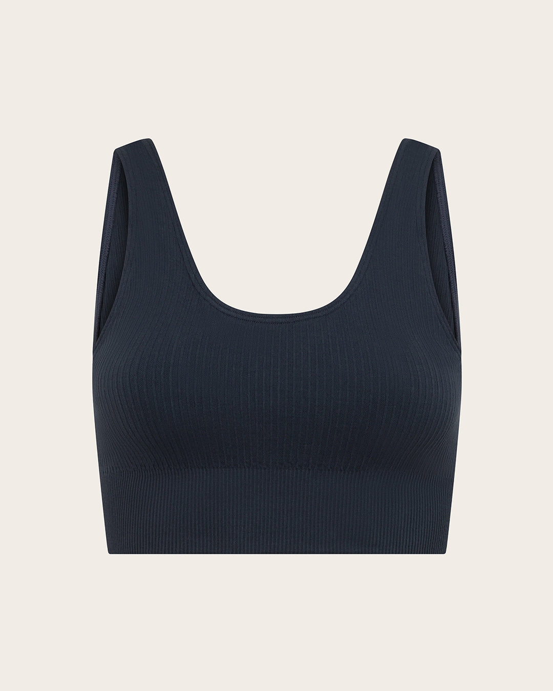 Ribbed Seamfree Crop-Storm