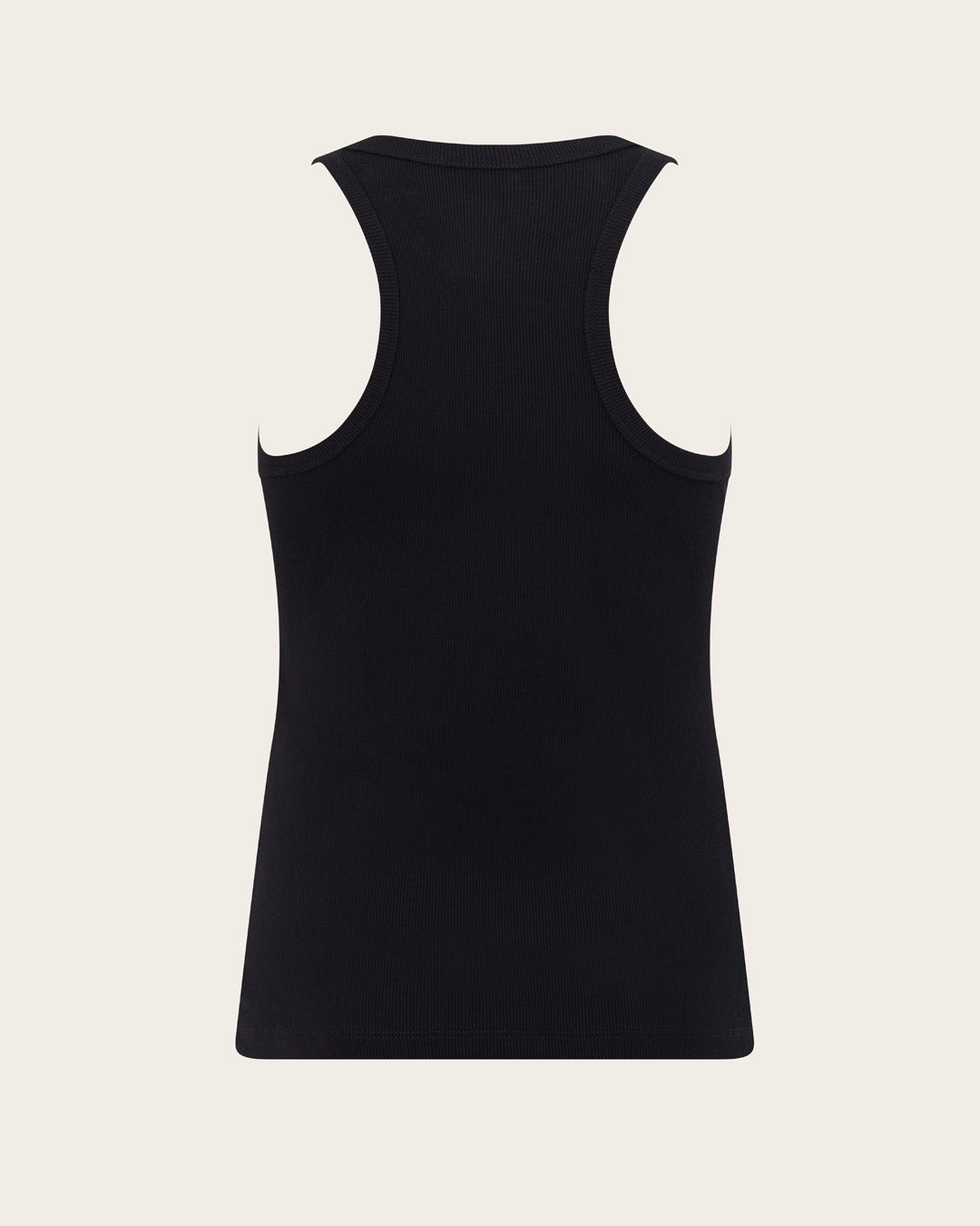 Women's Ribbed Racerback Tank - Black