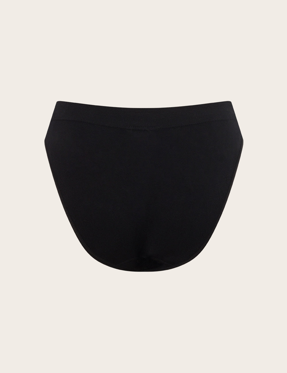 Period & Leak Proof - Hipster Bikini - Light - Black