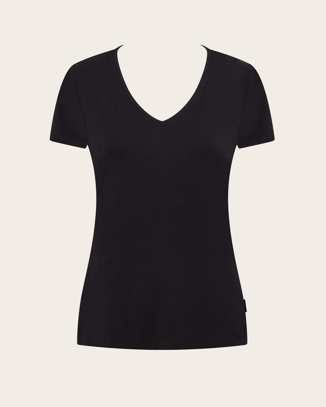 Women's Base Layer V-Neck T-Shirt - Black