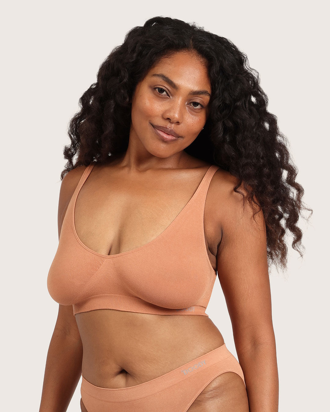 Seamfree Crop Bra - Dune