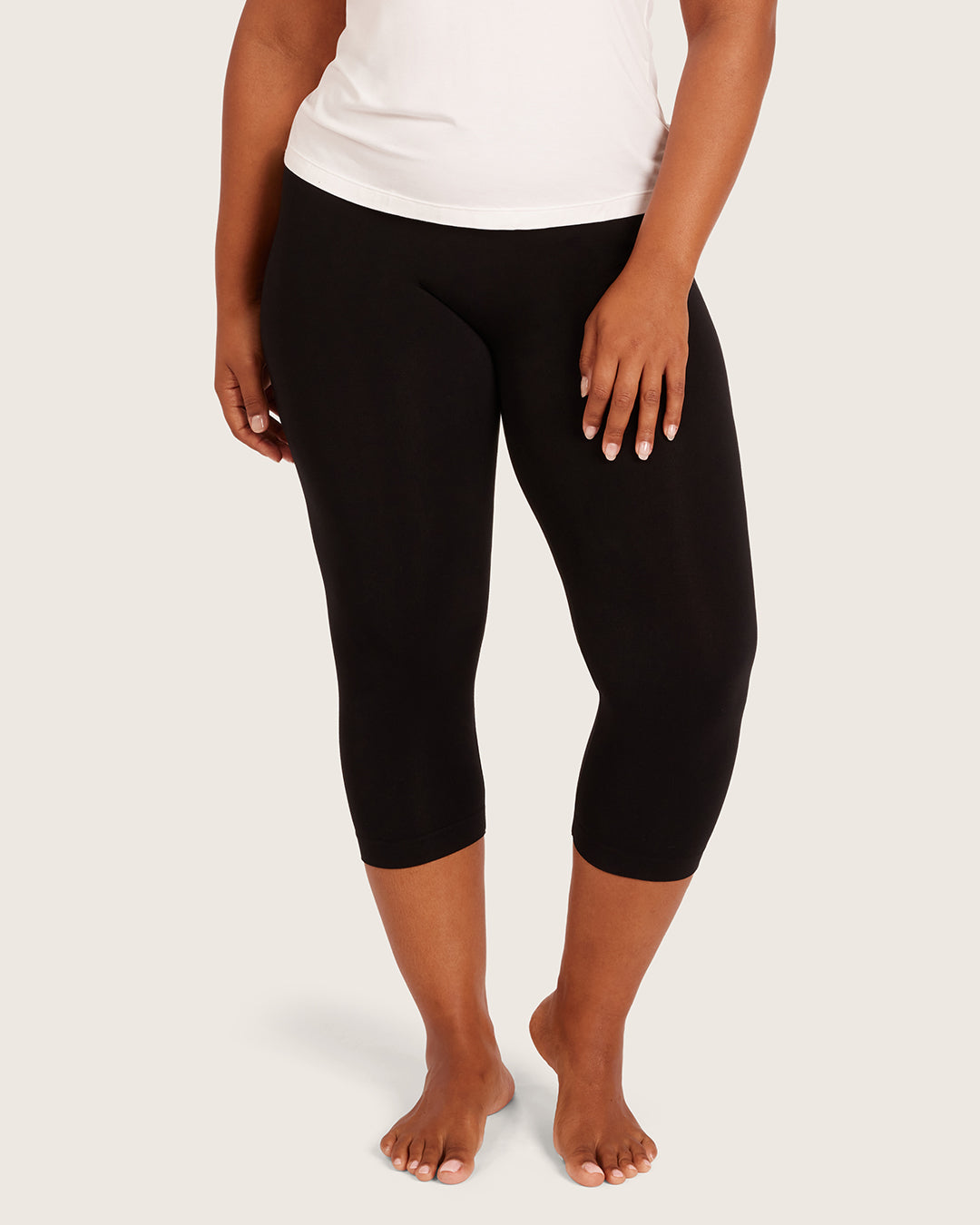 Base Layer 3/4 Leggings - Black