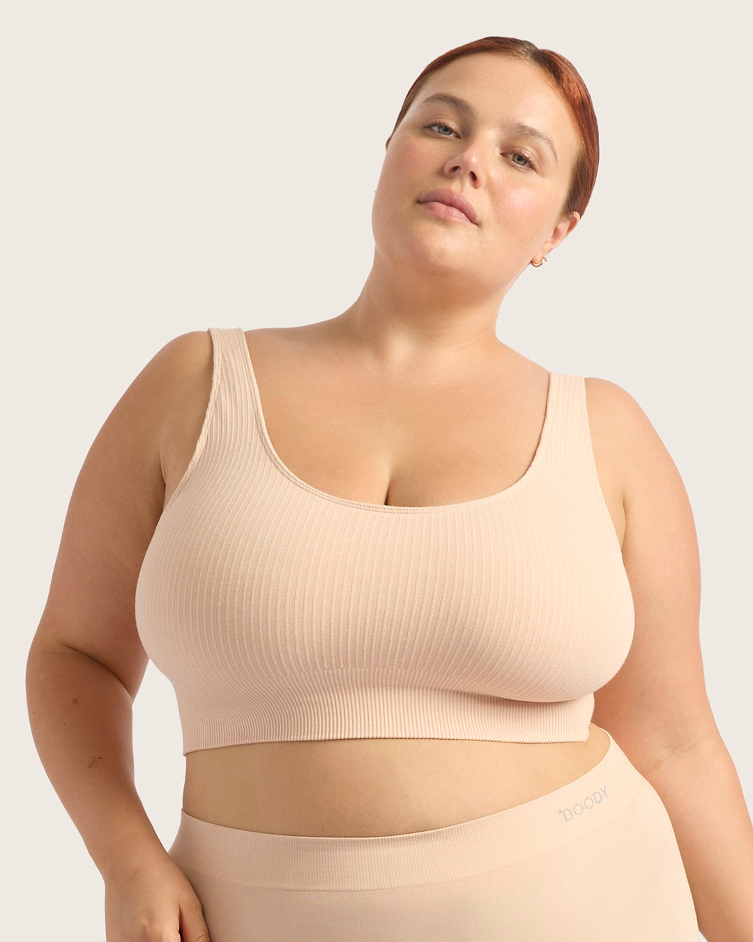 Ribbed Seamfree Crop - Shell