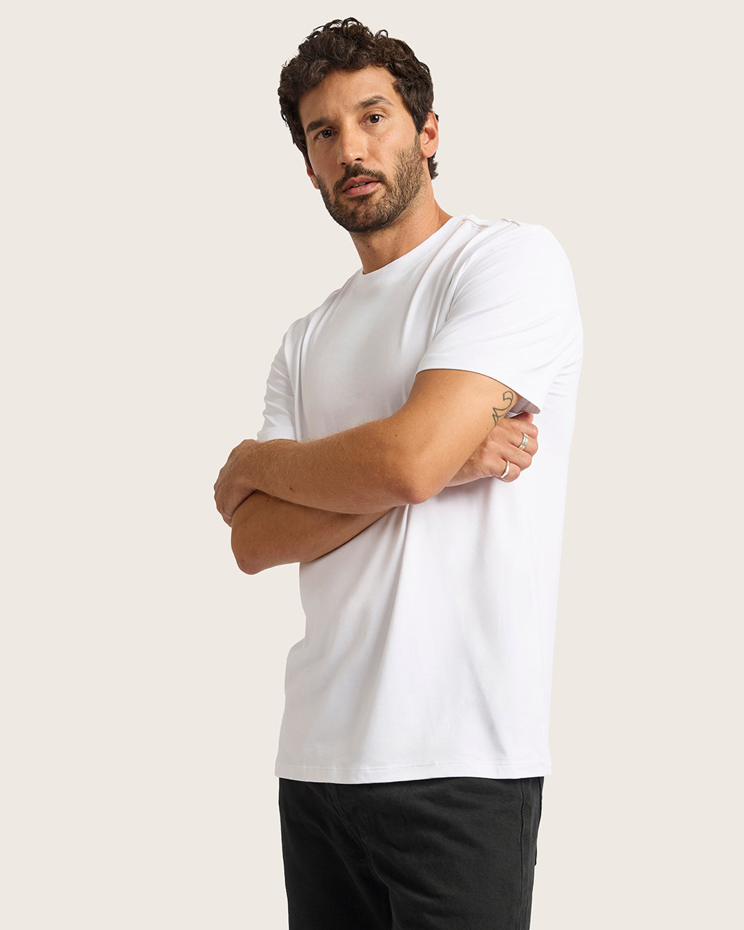 Men's Classic Crew Neck T-Shirt - White