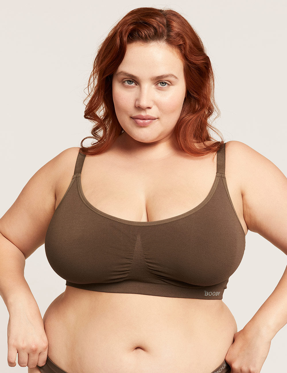 Full Bust Wireless Bra - Clove