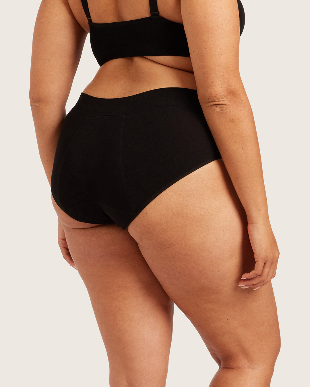 Period & Leak Proof - Full Briefs - Overnight - Black