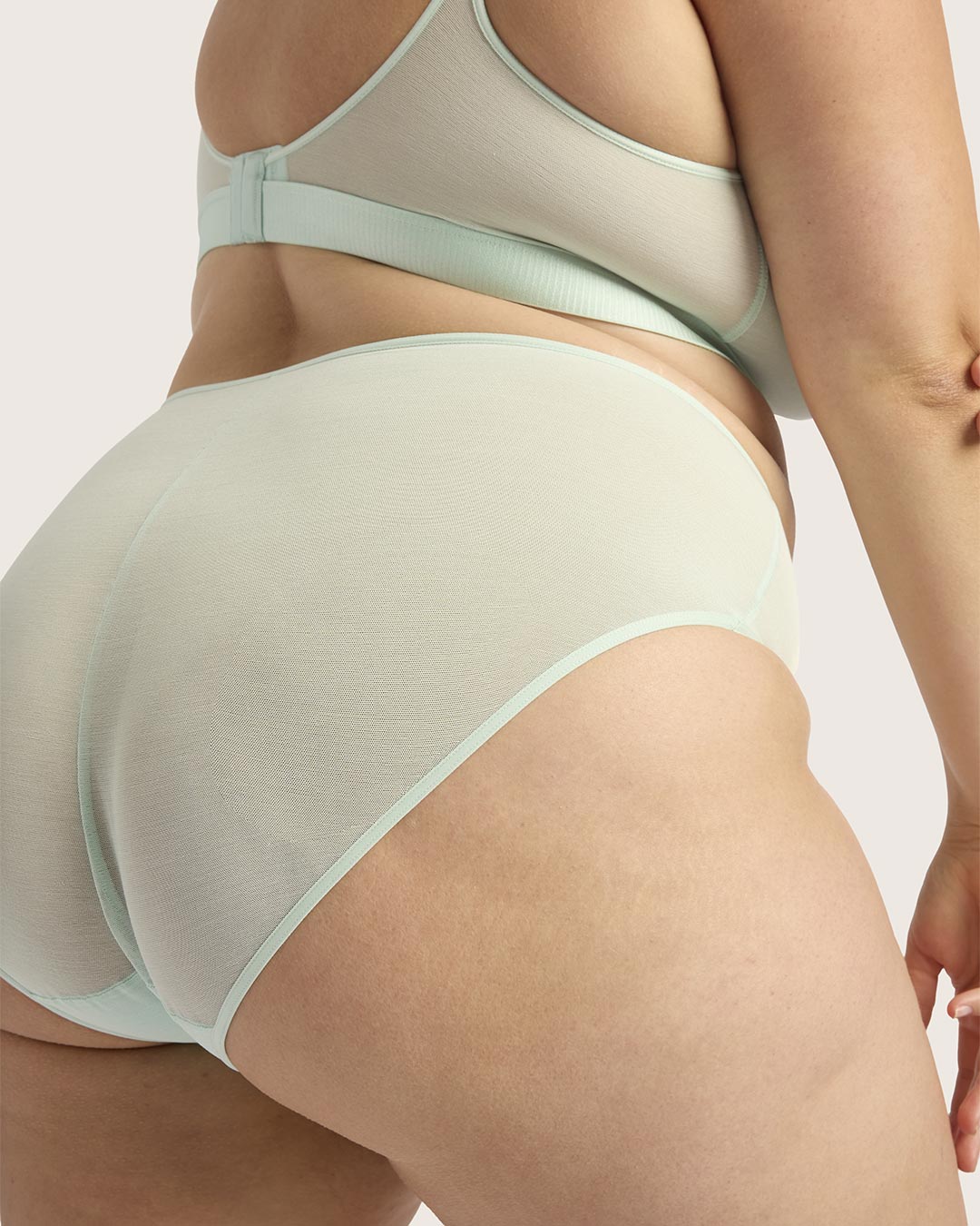 FreeMesh High-Cut Full Briefs - Mint