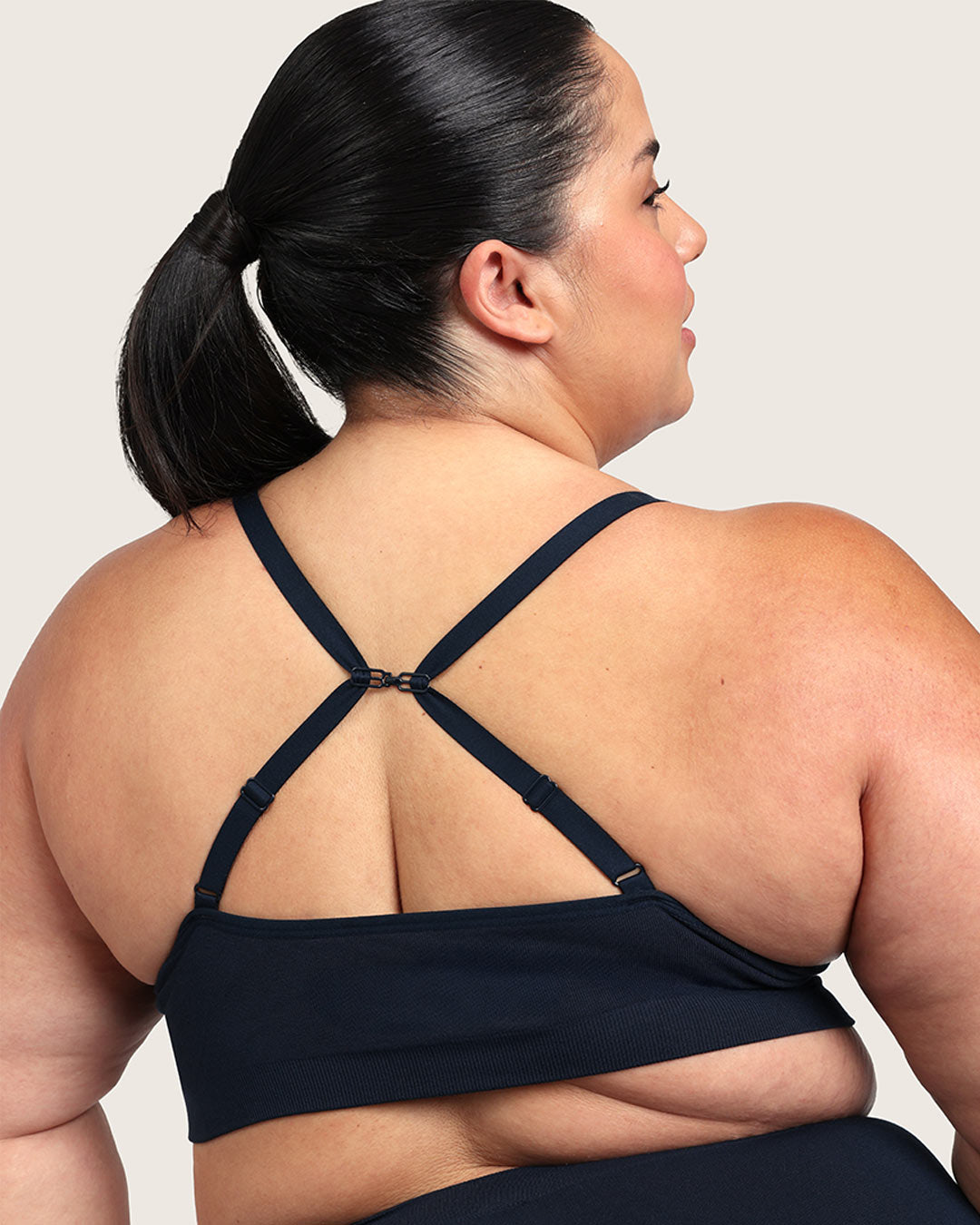 Wireless T-Shirt Bra - Midnight