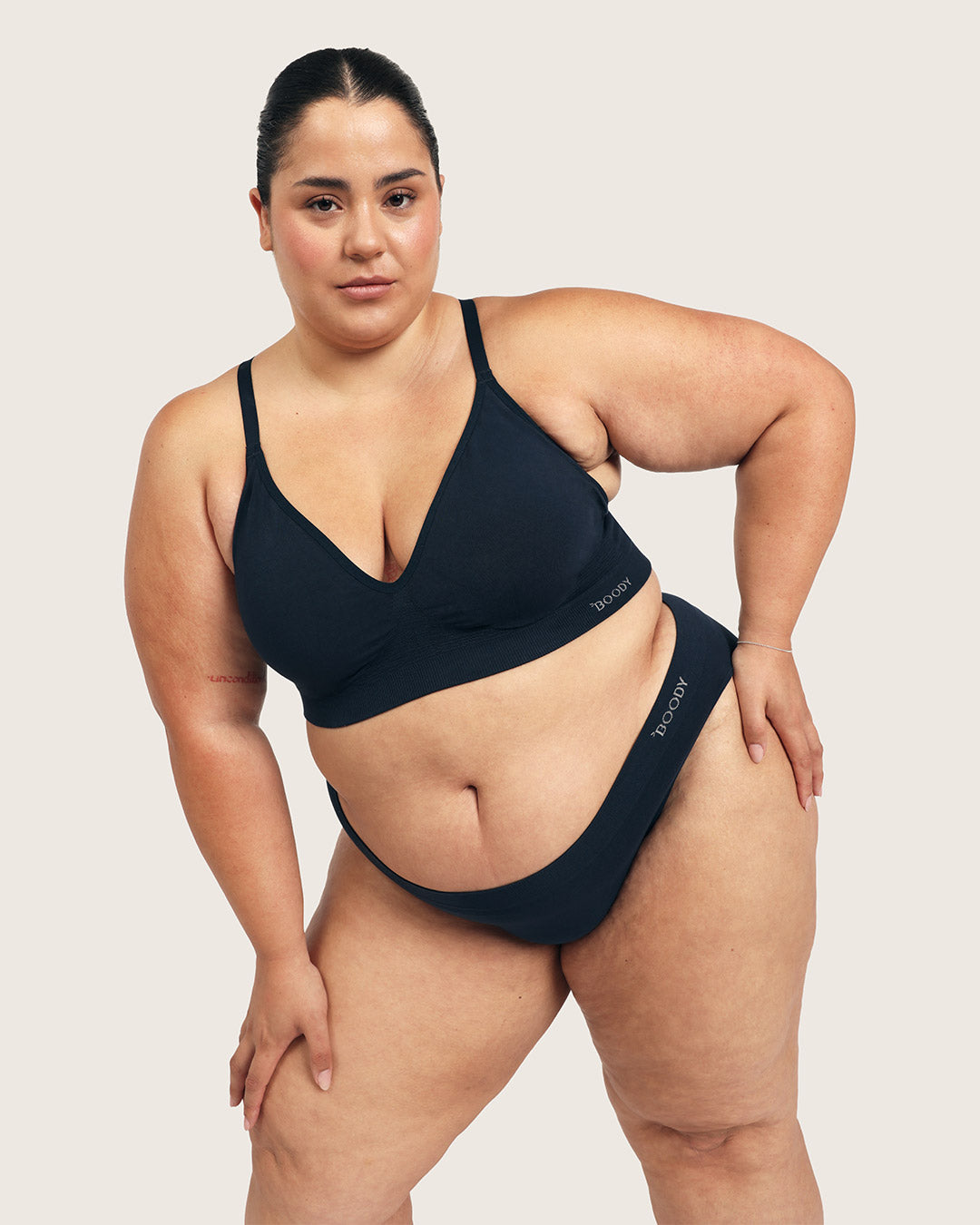 Wireless T-Shirt Bra - Midnight