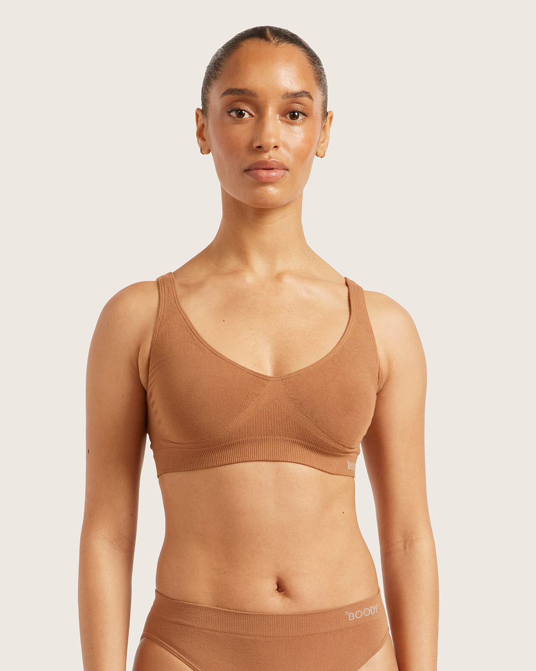 Seamfree Crop Bra - Maple