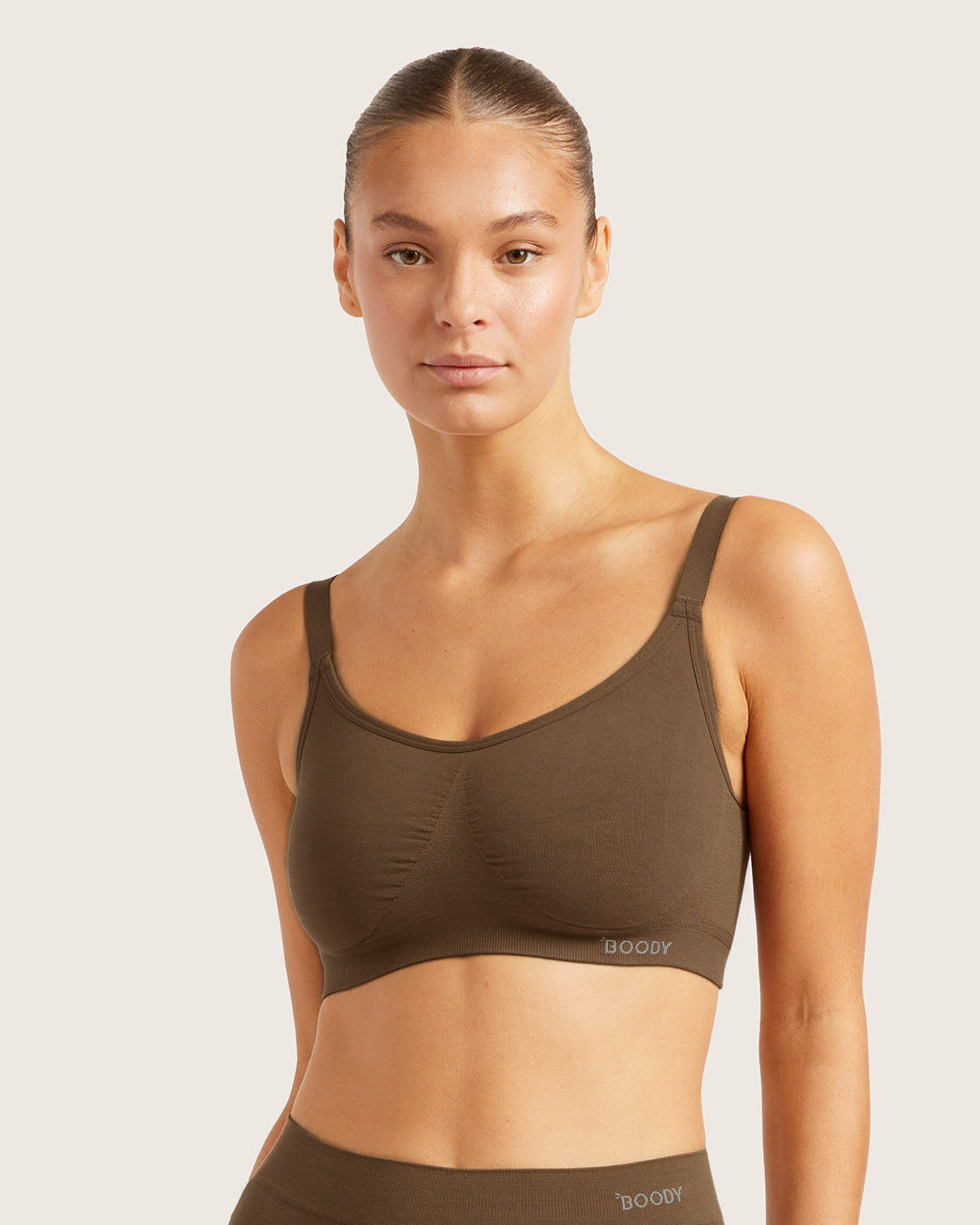 Full Bust Wireless Bra - Clove
