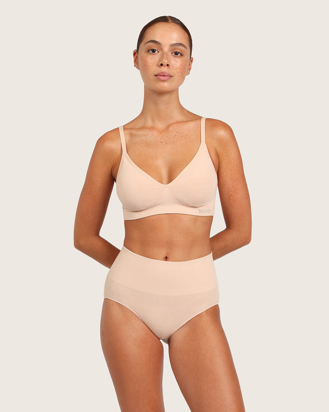 Shaper High Cut Full Briefs - Shell