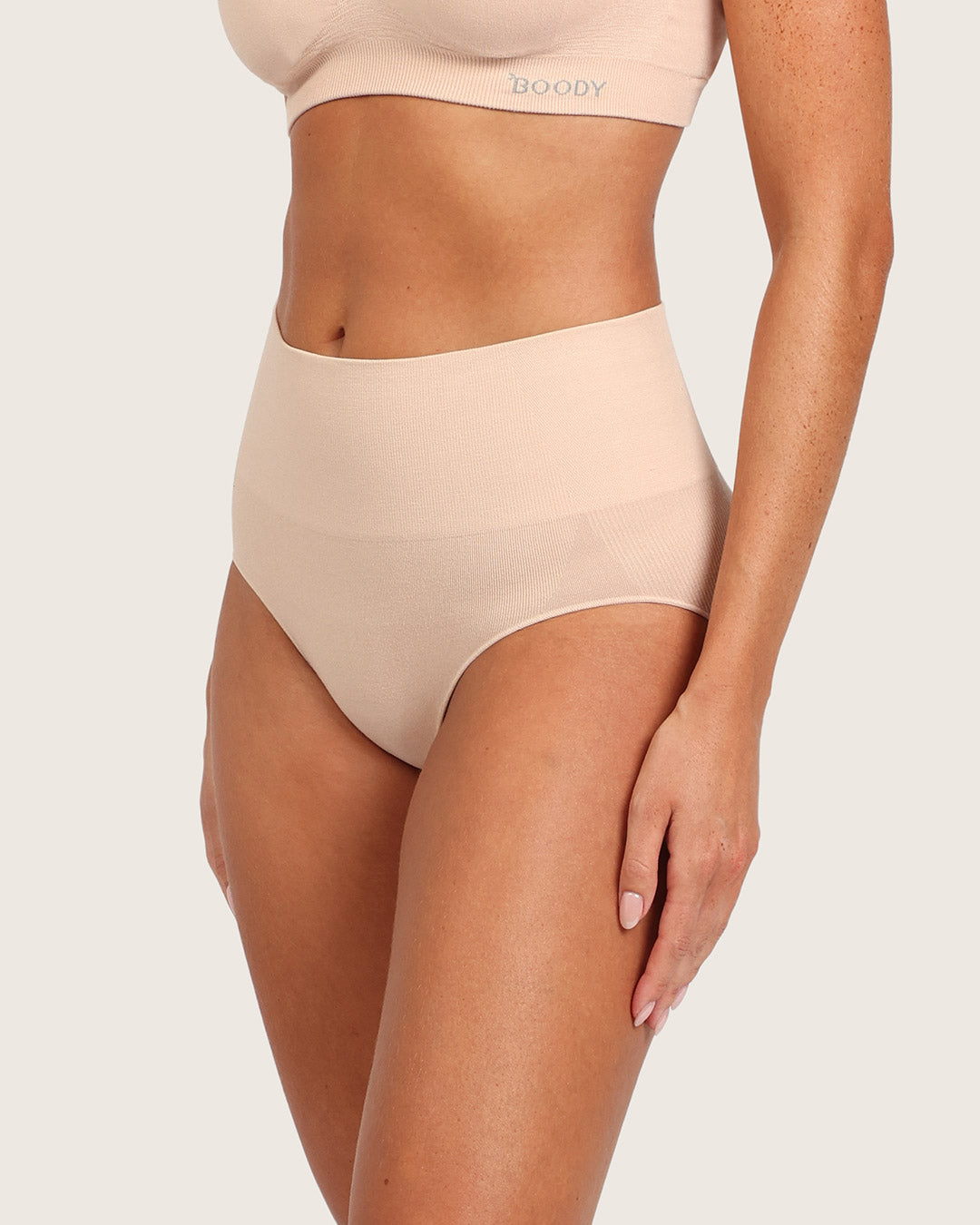 Shaper High Cut Full Briefs - Shell