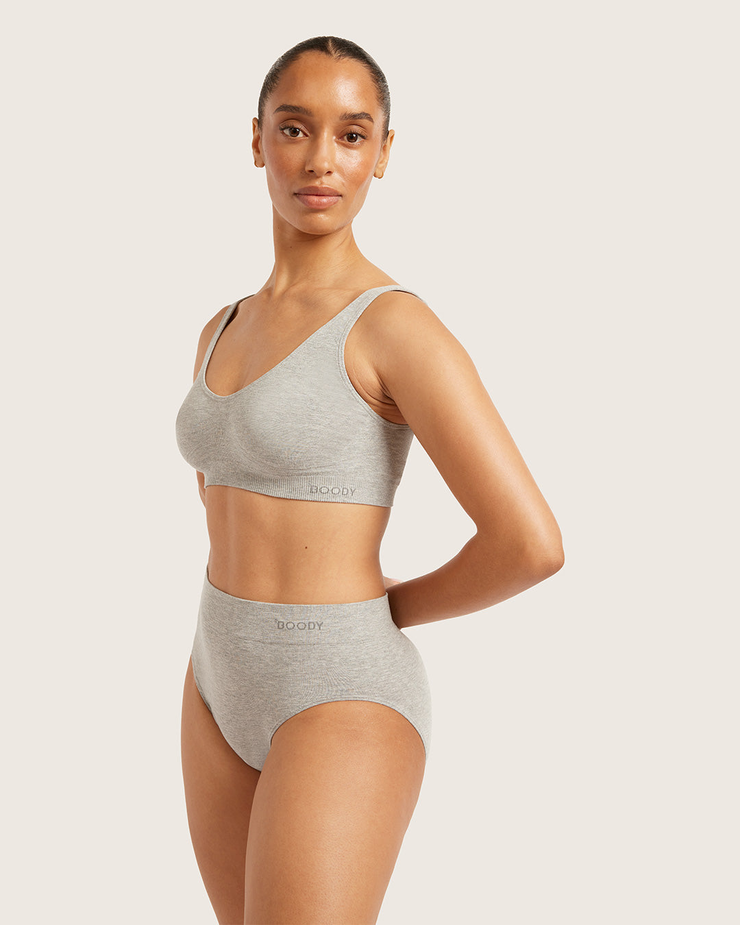 Full Briefs - Light Grey Marl