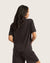 Goodnight Short Sleeve Sleep Shirt - Black