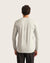 Men's Long Sleeve Crew Neck T-Shirt - Light Grey Marl
