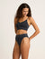 LYOLYTE Ribbed Low Back Bralette - Storm
