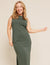 Racerback Dress - Moss