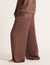 Vegan Silk Wide Leg Pant - Garnet