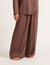 Vegan Silk Wide Leg Pant - Garnet