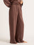 Vegan Silk Wide Leg Pant - Garnet