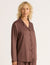 Vegan Silk Long Sleeve Shirt - Garnet