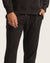 Bamboo CloudKnit Men's Cuffed Sweat Pants - Black