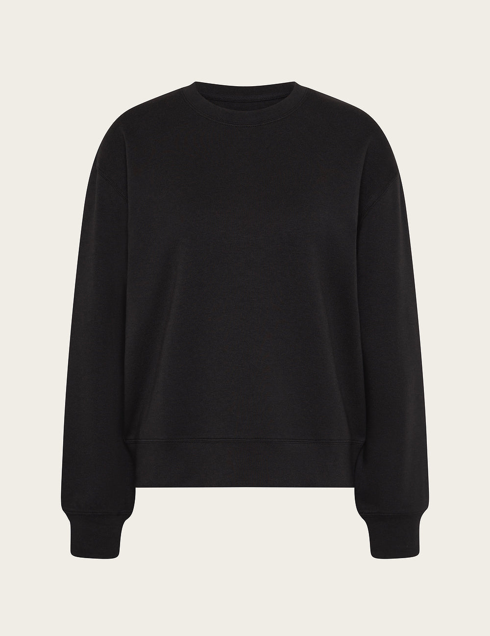 Bamboo CloudKnit Women's Crew Neck Sweater - Black