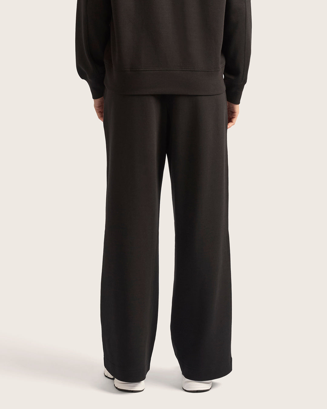 Bamboo CloudKnit Women's Straight Leg Sweat Pants - Black