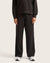 Bamboo CloudKnit Women's Straight Leg Sweat Pants - Black