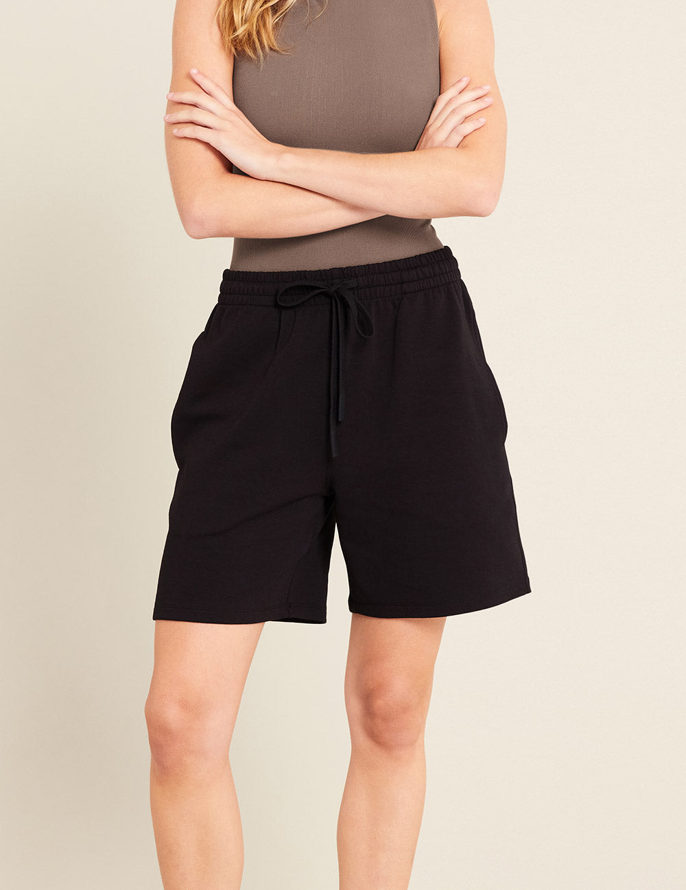Gender-Neutral-6_-Sweat-Shorts-Black-Female-Front.jpg