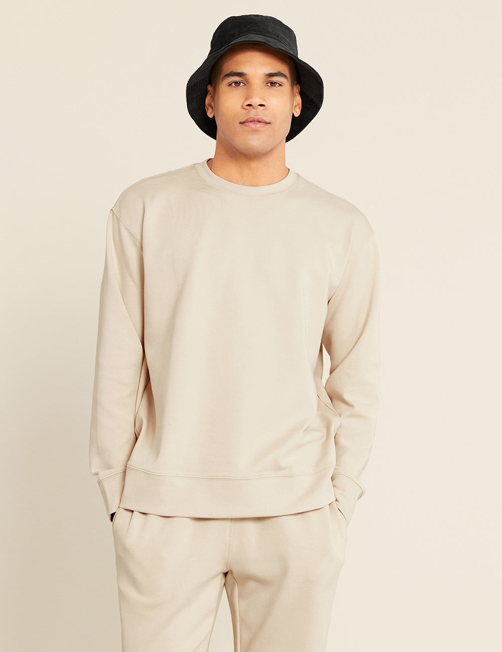 Gender-Neutral-Crew-Neck-Sweater-Sand-Male-Front.jpg