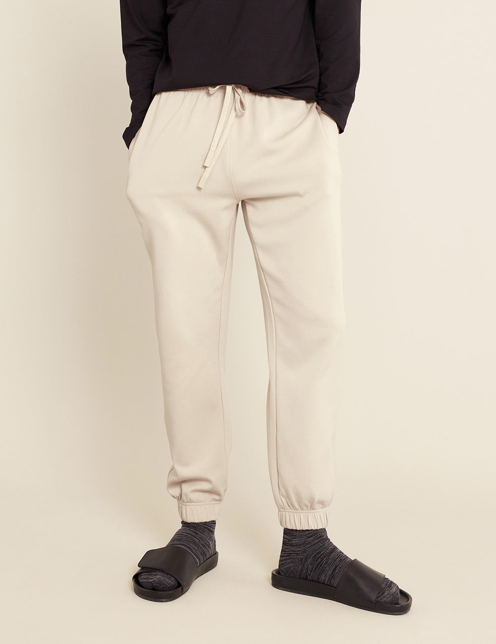 Gender-Neutral-Cuffed-Sweat-Pants-Sand-Male-Front.jpg