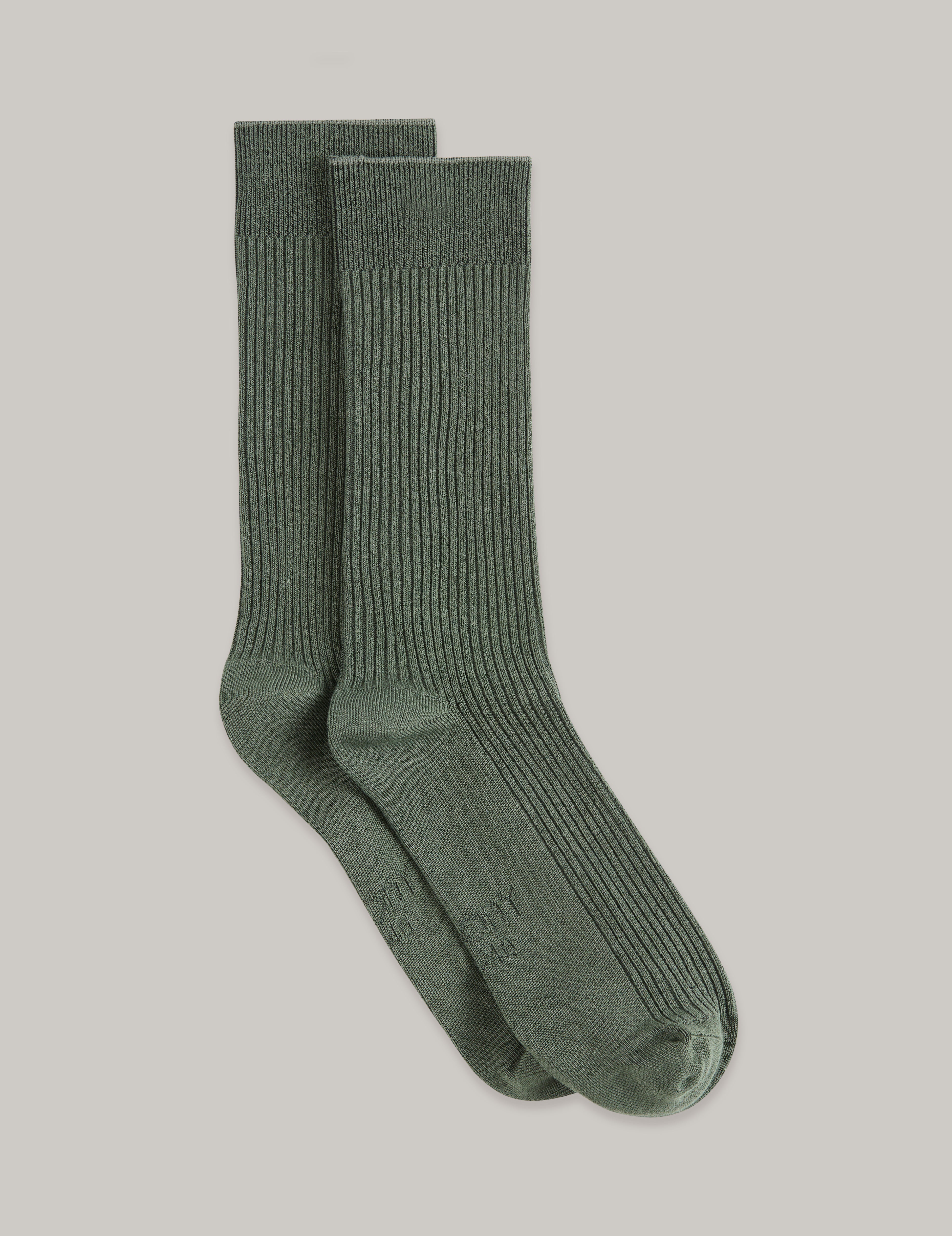 Bamboo Ribbed Crew Socks in Moss – Boody NZ