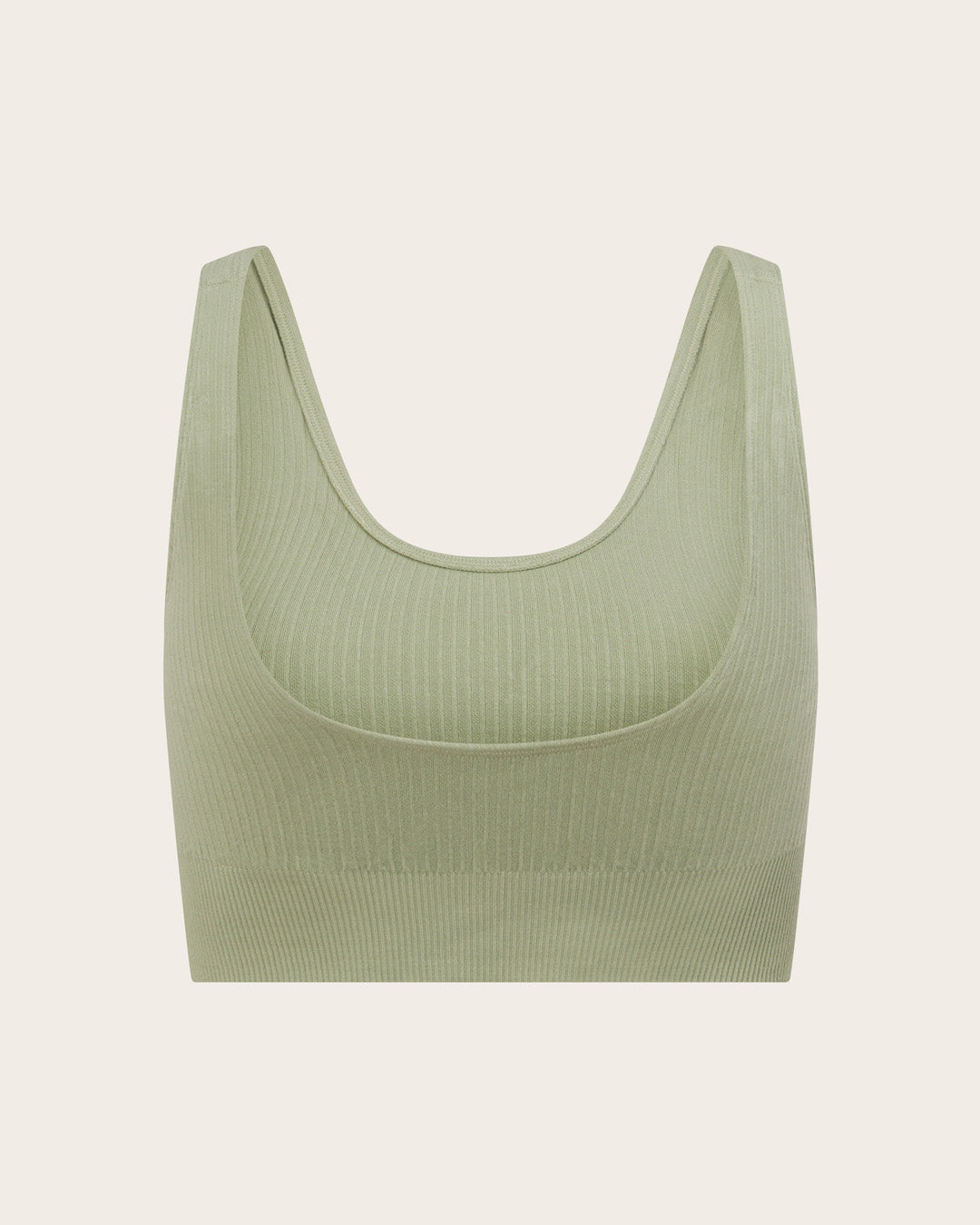 Ribbed Seamfree Crop-Sage